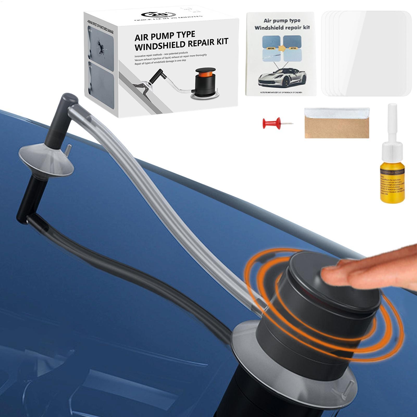 Glass Cleaner Streak - Kit di Riparazione Vetri Auto, Fluido