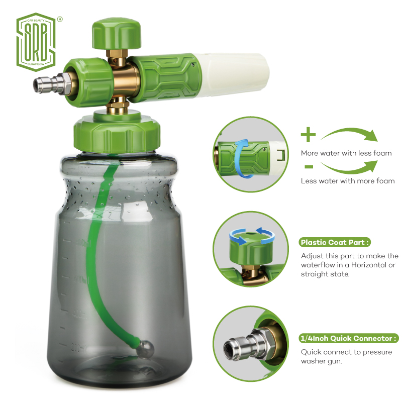 Foam Cannon Car Wash - Cannone per schiuma, lancia per schiuma
