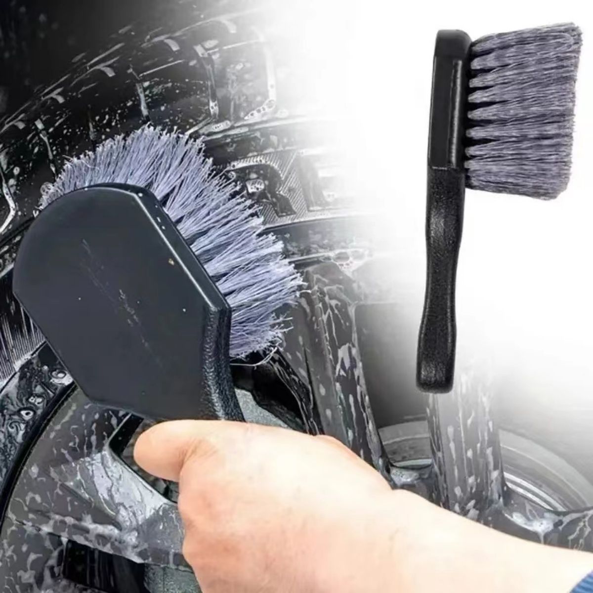 Car Cleaning Brush - Spazzola per la pulizia della ruota