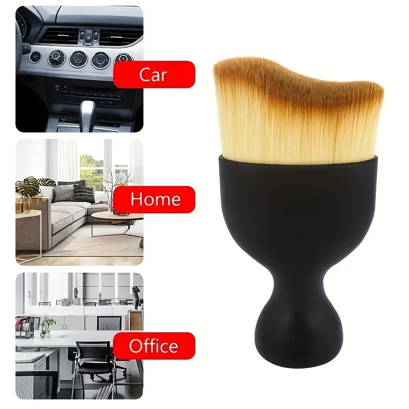Car Cleaning Brush - 1/4 Pezzi Spazzola per Pulizia Interni