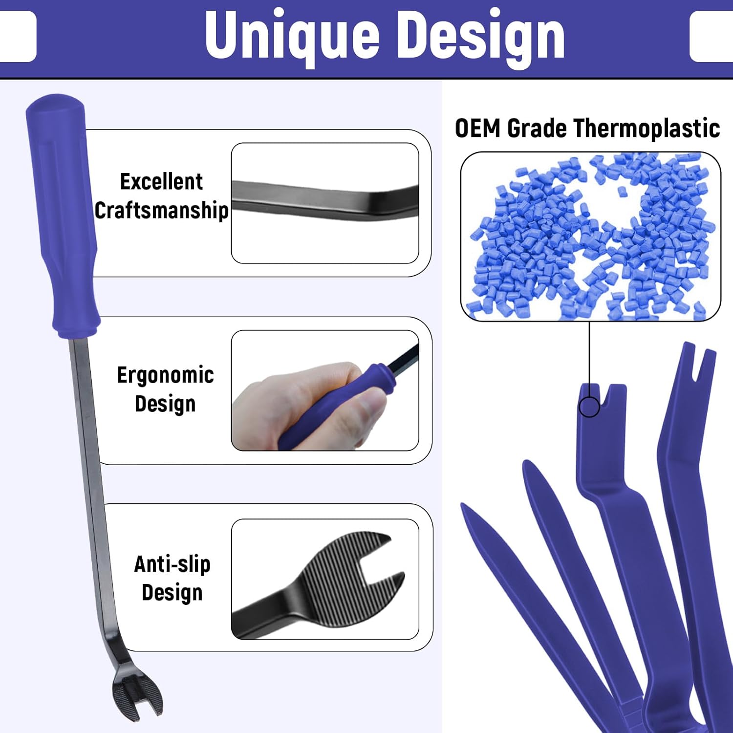 Set di 8 Attrezzi Manuali per  - Trim Restorer Plastic recensione e prezzo