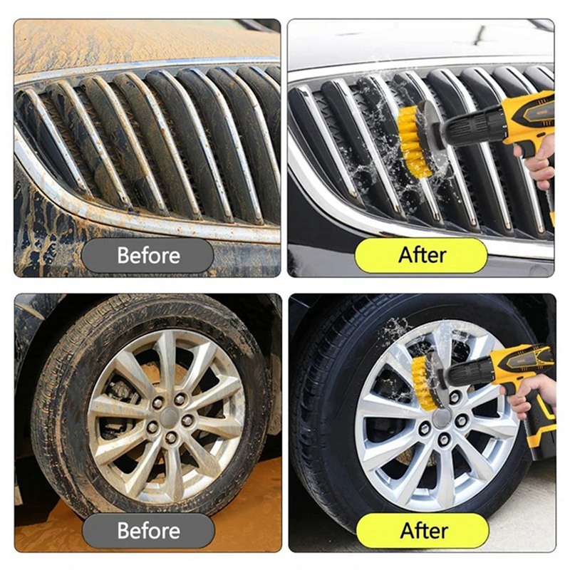 Set di 15 Spazzole Elettriche  - Car Cleaning Brush recensione e prezzo